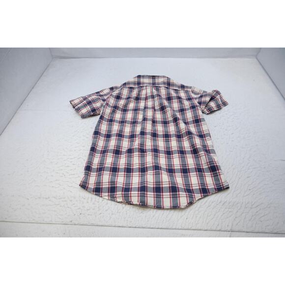Brooks Brothers 346 Dress Shirt Plaid Short Sleeve Mens Size Medium - Picture 7 of 7